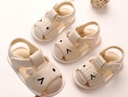 Spot wholesale summer new colored cotton baby squeeze sandals soft bottom non-slip baby toddler shoes for boys and girls a generation