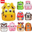 Small and Middle Class Children's Schoolbag Ultra Light Diving Material Kindergarten Cartoon Cute Animal Backpack Schoolbag Boys and Girls
