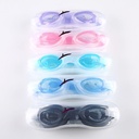 Cheap boxed PVC swimming goggles for men and women waterproof anti-fog special price swimming goggles racing swimming goggles 1800 with earplugs