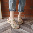 New Style Hole Shoes Women's Lightweight Non-slip Seaside Beach Shoes Fashionable Breathable Soft-soled Sandals Women's Nurses Baotou Slippers
