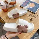 New Slippers Women's Summer Korean-style Cute Cartoon Indoor and Outdoor Wear Non-slip Deodorant Dung Feeling Thick Slippers