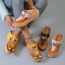 women's shoes summer new beach toe wedge sandals women's European and American women's sandals spot