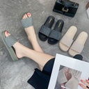 Wooohu Gao Meilun WH2128 New Spring, Summer and Autumn Thick Bottom Fashionable Flat Heel Women's Sandals and Slippers