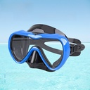 Manufacturers adult single lens anti-fog film tempered glass liquid silicone snorkeling mask diving glasses deep diving mirror