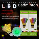 explosions luminous badminton net red with LED luminous badminton night resistant to play 4 in stock wholesale