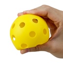 Super soft 26 hole 72mm Pickleball yellow Pickleball plastic practice ball EVA injection molding wiffy ball