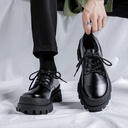 Casual Small Leather Shoes Men's Summer British Style Casual Dress Wedding Groom Shoes 59015-R
