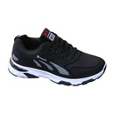 spring breathable casual running shoes waterproof leather sneaker black work shoes men's