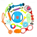 New pet toy factory supply combination set cotton rope toy pet Frisbee ball grinding teeth