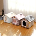 Creative Pet Nest Removable and Washable House Cat Nest Cats and Dog Nest Closed House Pet Supplies Available in Four Seasons
