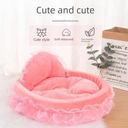 New Kennel Pet Supplies Cute Princess Bed Cute Lace Teddy Nest Pet Nest Cat Nest Cotton Nest