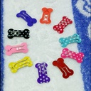 Ultra small 2.5cm printing paint BB clip rainbow bone clip pet dog hair clip head flower factory outlet