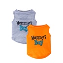 Dog clothes pet clothes Mother's Son explosions Teddy puppy vest spring and summer factory outlets