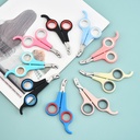 Factory wholesale stainless steel pet nail clippers cat nail clippers dog nail clippers cat dog beauty shop clean small