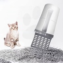 One-piece color matching cat litter shovel PP material pet shovel comes with garbage bag cat excrement shovel cat cleaning supplies