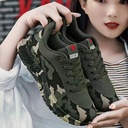 Casual Camouflage Women and Men's Low-heeled Labor Insurance Shoes Mountaineering Spring and Summer Training Shoes Students Military Training Shoes Liberation Shoes Construction Site
