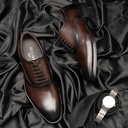 Men's Leather Shoes Men's Leather Business Dress British Style Brock Wholesale High-end Handmade Casual Cowhide Men's Shoes