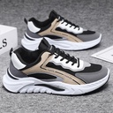 Men's Shoes 2024 New Fashion Casual Fashion Comfortable Breathable All-match Breathable Student Sports Men's Shoes Flying Weaving