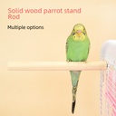 Pet bird station pole wooden solid wood with screw myna Parrot Bird Station bar station stick platform bird cage accessories