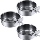 Parrot Stainless Steel Food Basin Food Box Food Bowl Water Basin Food Cup Water Cup Food Trough Special Thickened Style for Birds