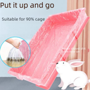 Pet Rabbit Cage Birdcage Chassis Film Cover Disposable Plastic Dust Cover Film Cushion Cat Sand Bag Dog Toilet