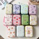 Cartoon Fruit Rectangular Headset Storage Bag Large Coin Purse Mobile Power Charger Data Cable Storage Box