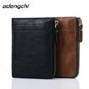 exclusive for new Korean fashion casual PU men's wallet RFID zipper multi-card short wallet