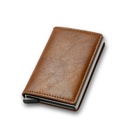 RFID carbon fiber men's wallet aluminum alloy card bag metal card set anti-theft brush men's wallet wallet wallet wallet wallet