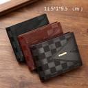 Factory direct new men's wallet short business wallet youth horizontal light luxury multi-card