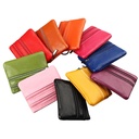 Hot wholesale cartoon new cute leather small coin purse coin pocket top layer leather delicate wallet