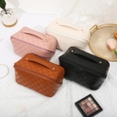 Square Pillow Bag Cosmetic Bag Women's Large Capacity Portable Instagram Popular Travel Cosmetic Bag Toiletry Bag Storage Bag