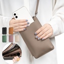 Genuine Leather Mobile Phone Bag Crossbody Women's Autumn and Winter New Niche Cowhide Bag Women's Shoulder Mobile Phone Small Bag Mini