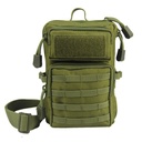 EDC Tactical Crossbody Waist Bag Mini Small Storage Bag Outdoor Accessories Waist Bag Tactical Hanging Bag Camouflage Bag Hanging Bag