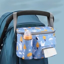 Factory direct baby stroller hanging bag multifunctional going out mommy bag waterproof mother and baby storage bag baby stroller bag General Standard