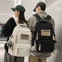 Large-capacity backpack men's and women's high-value casual schoolbag Korean sports style junior Senior high school college student backpack wholesale