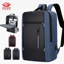 Backpack Men's Simple Business Notebook Computer Bag Multi-purpose USB Large Capacity Travel Backpack