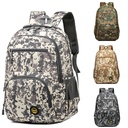 Backpack Sports Camouflage Men's Fashionable Korean-style Portable Travel Backpack Large Capacity Fashionable Outdoor Mountaineering Bag