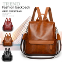 bag 2024 New Backpack Women's Korean-style Personalized Anti-theft Backpack Fashion Casual Soft Leather Backpack Retro