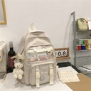 Summer New Backpack for Men and Women Women's Bag Korean-style Casual Backpack for Girls and Middle School Students