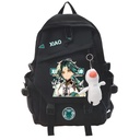 Original God Pimon Peripheral Backpack Male and Female Students Junior High School Schoolbag Wendy Zhong Li Chao ins Large Capacity Backpack