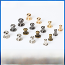 Factory zinc alloy luggage pacifier nail leather bag pacifier buckle with screw diy handmade monk head