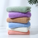 Wholesale thickened coral fleece square towel children's face and hands absorbent small towel cleaning household dishcloth gift towel