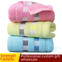 Cotton towel supermarket shopping mall company Enterprise face towel factory embroidery LOGO gift advertising gift thickening