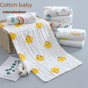 Six-layer cotton small towel 6-layer gauze children's face towel high-density water-washed cotton children's towel soft baby towel