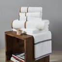 Star Hotel Towel Kit Thin Edge Extra Thickened Bath Towel Cotton Single Yarn 16 Stops Broken Spiral Towel Gift