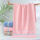 Cotton towel factory 32 105g thick plain soft absorbent 35*75cm towel embroidered logo