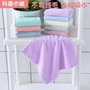 Factory wholesale high density coral fleece square thickened absorbent floor stand Net red return towel kitchen dishwashing cloth