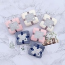 Coral Fleece Love Square Wedding Gift Water Absorbent Towel Hand Gift Wash Face Towel Full Moon Return Gift Gift Box Accessories
