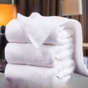White towel cotton five-star hotel towel cotton wholesale thickened B & B embroidery bath white towel