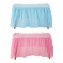 PEVA waterproof and oil-proof table skirt set birthday party wedding color party entertainment decorative table skirt set